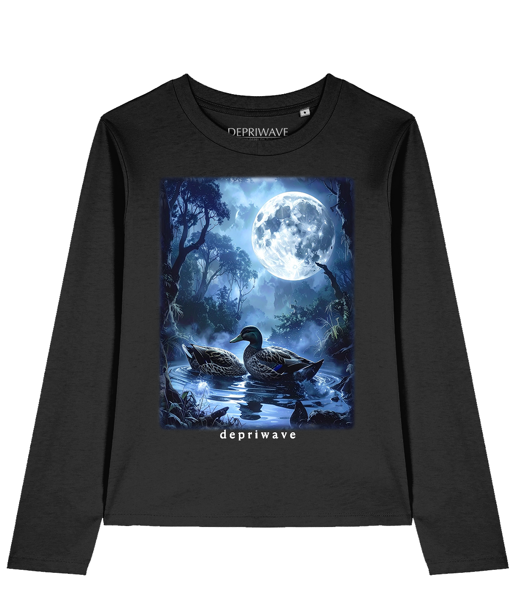 Fantasy Duck longsleeve (zwart)