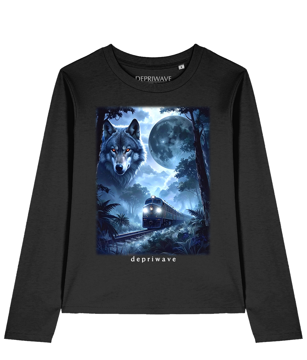 Fantasy Train longsleeve (zwart)