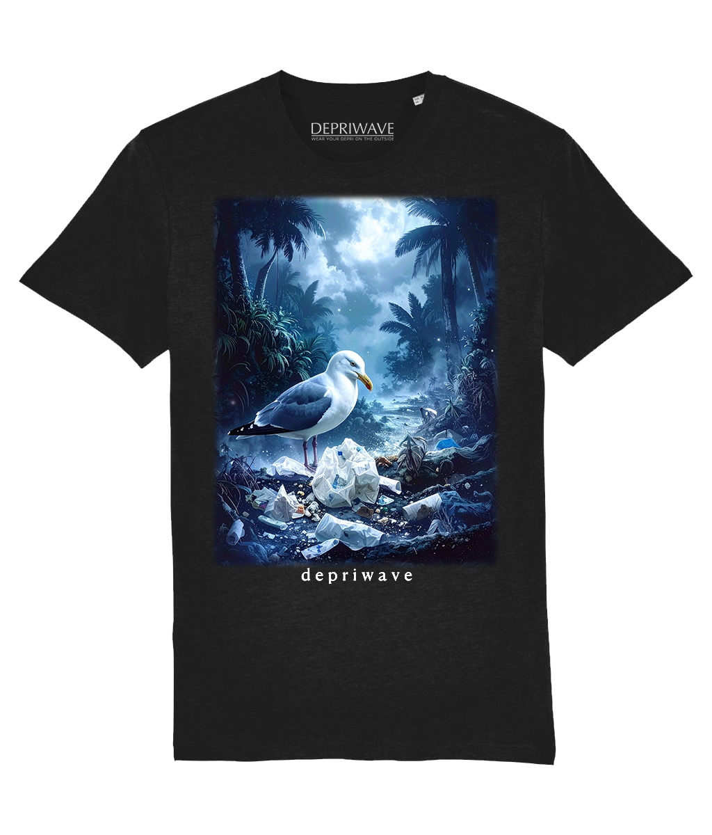 Fantasy Seagull t-shirt (zwart)
