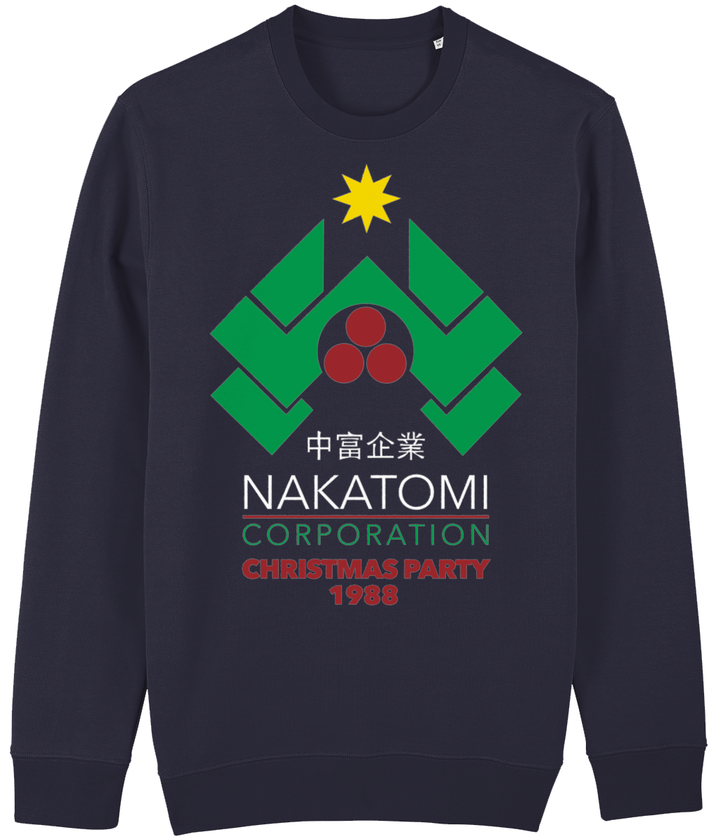 Nakatomi Plaza 1988 sweater donkerblauw