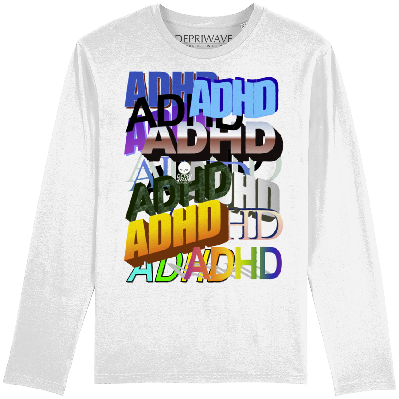 ADHD - longsleeve wit