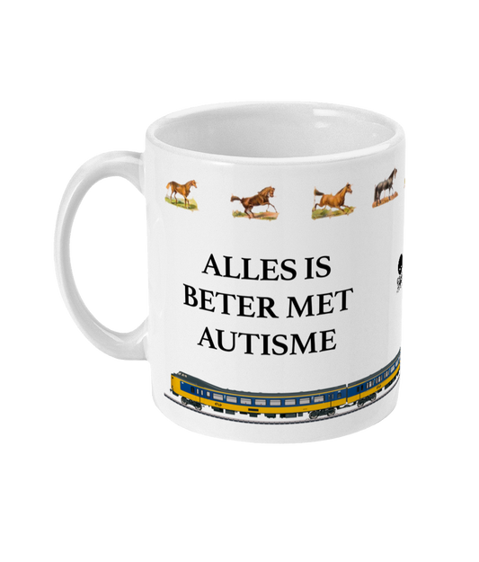 Alles Is Beter Met Autisme mok