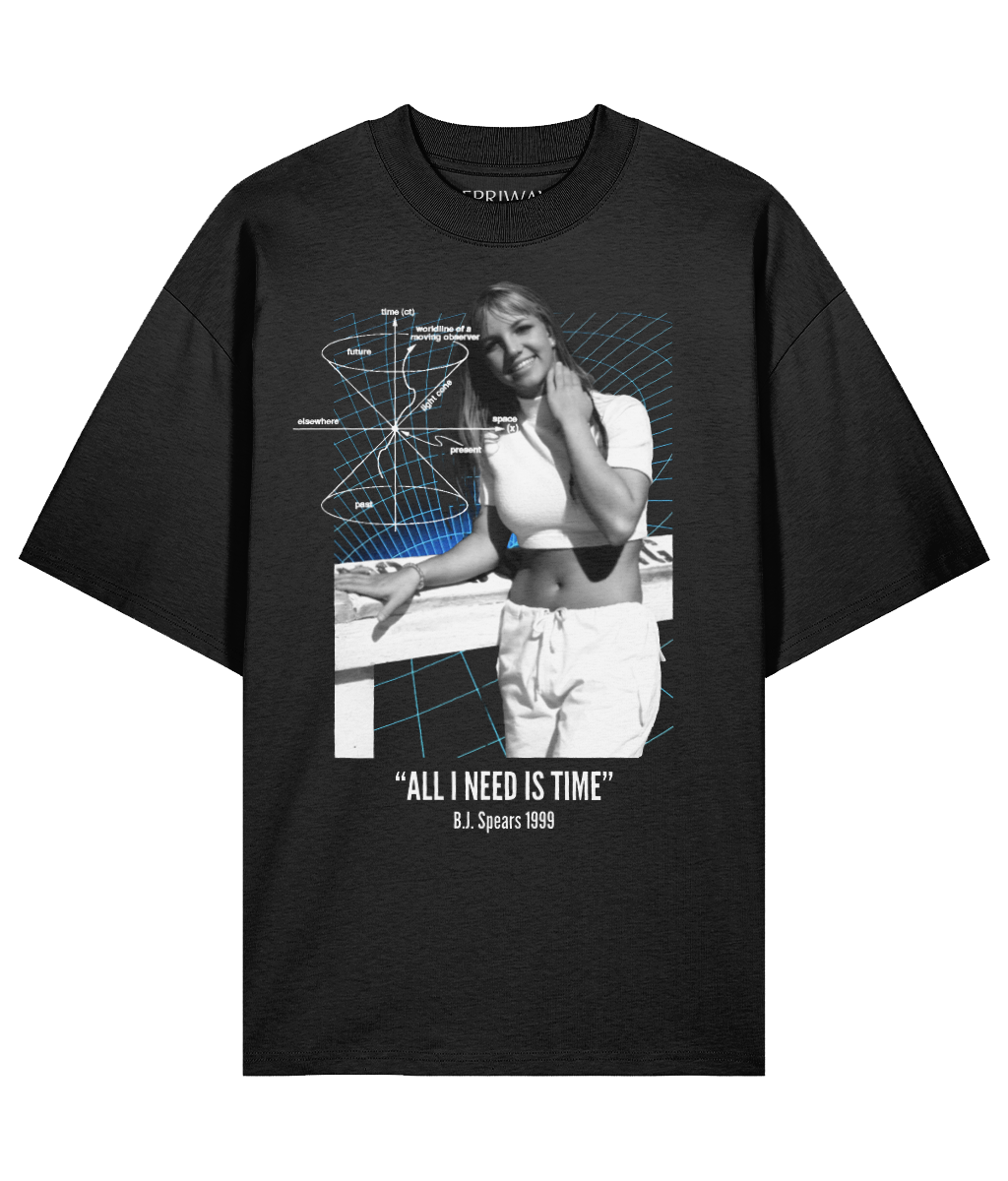 All I Need Is Time t-shirt (zwart)