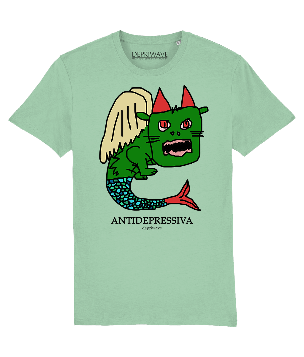 Antidepressiva t-shirt (lichtgroen)