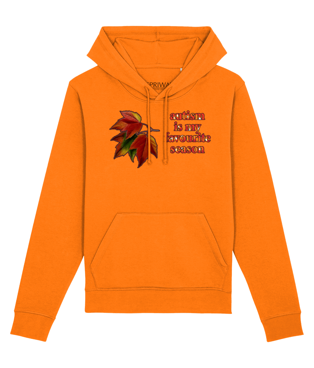 Autism Is My Favourite Season hoodie (oranje)