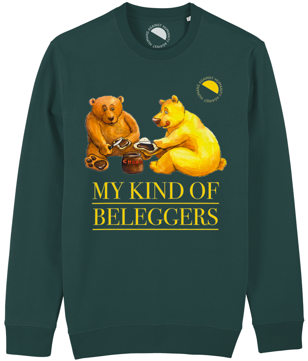 Humans Against Humanity - Beleggers sweater (groen)