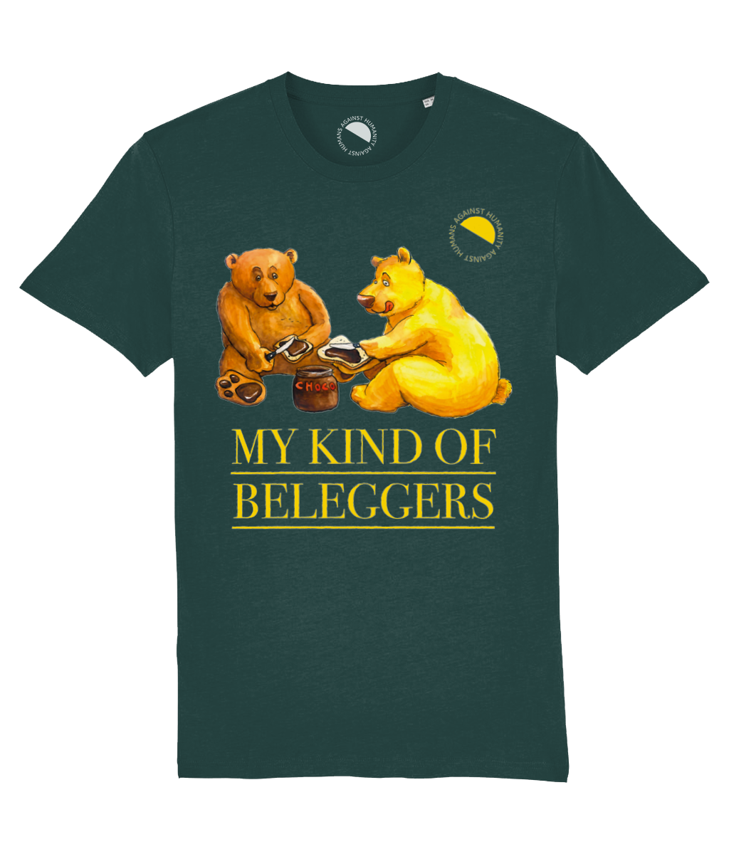 Humans Against Humanity - Beleggers t-shirt (groen)