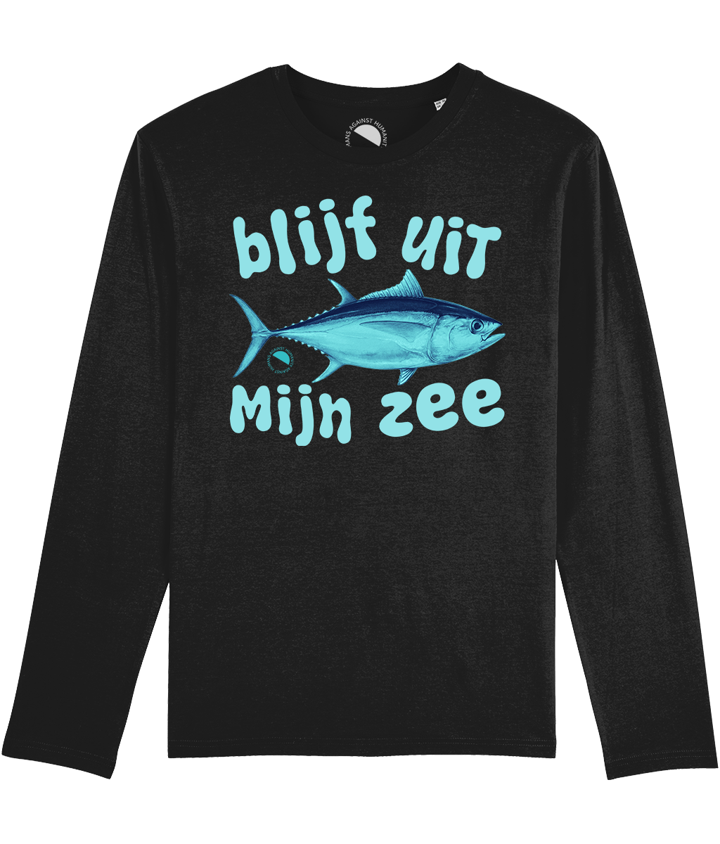 Humans Against Humanity - Blijf Uit Mijn Zee longsleeve (zwart)