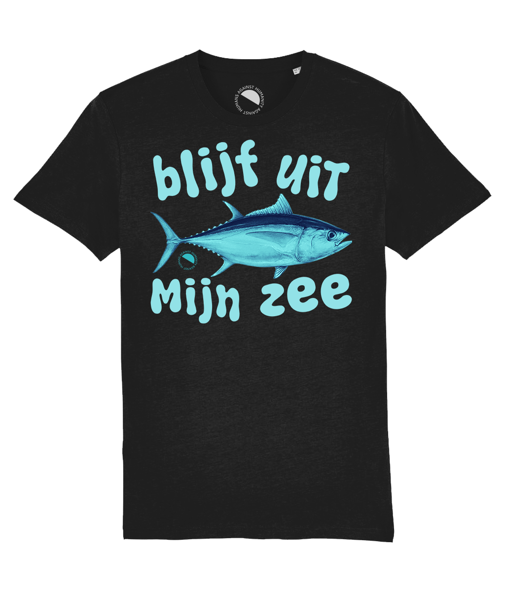 Humans Against Humanity - Blijf Uit Mijn Zee t-shirt (zwart)