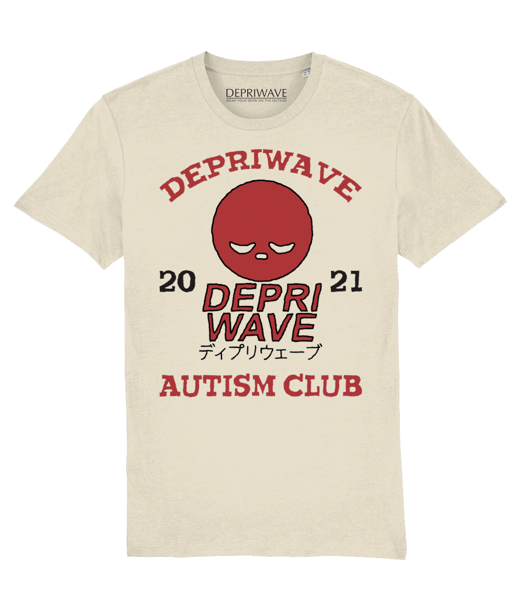 Depriwave Autism Club t-shirt (ongekleurd)