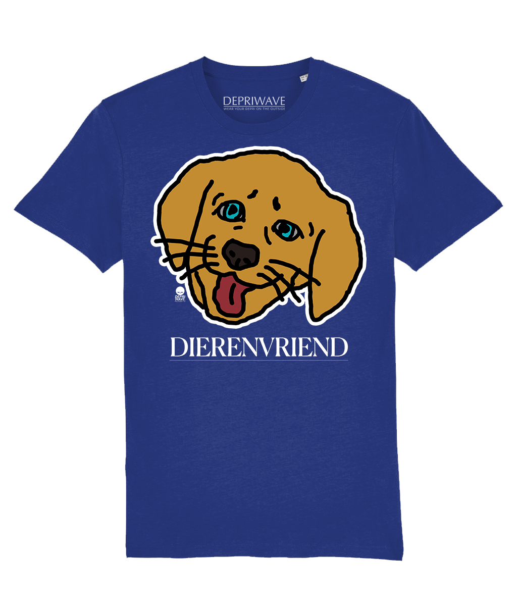 Dierenvriend t-shirt - blauw