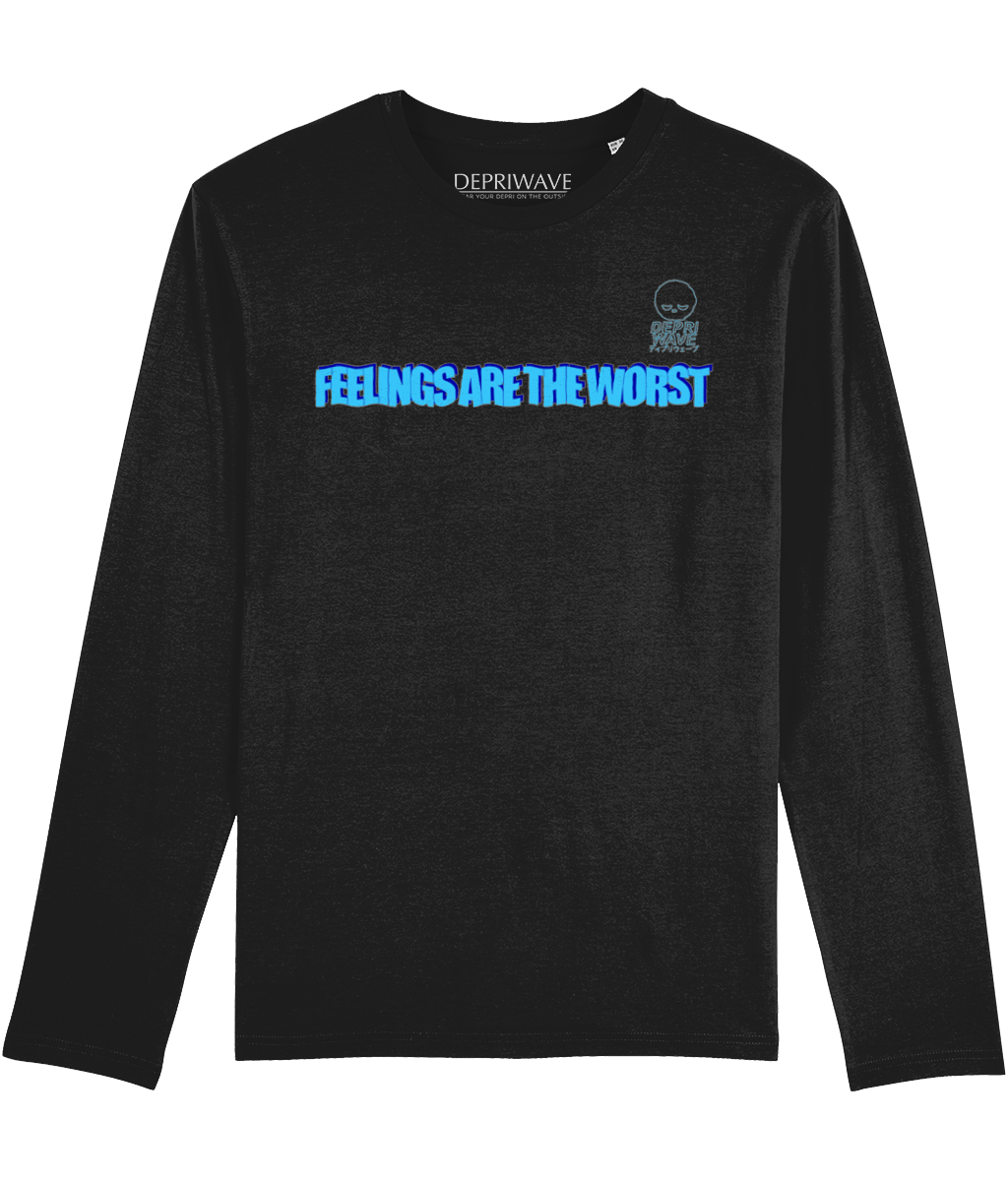Feelings Are The Worst longsleeve (zwart)