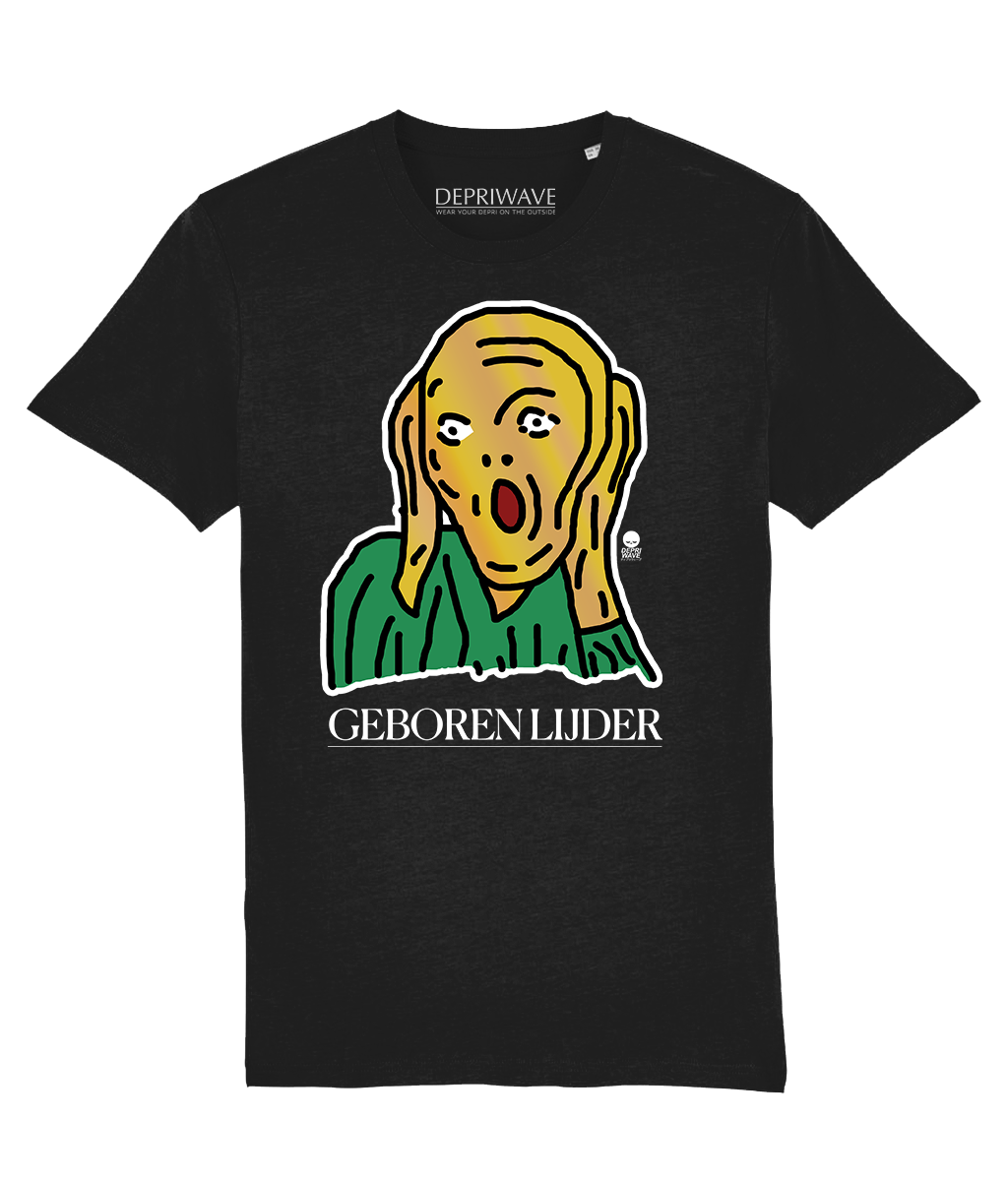Geboren Lijder t-shirt - zwart