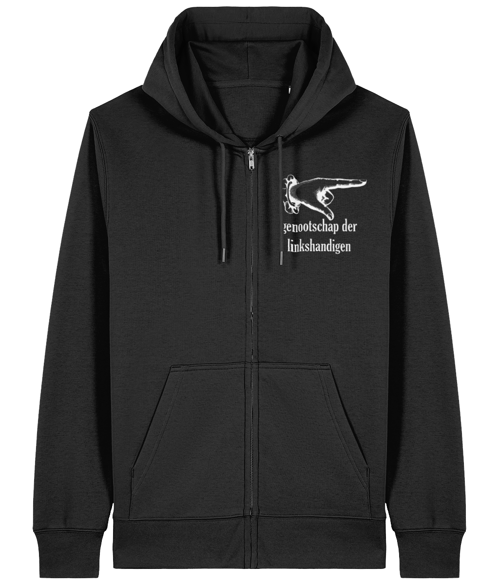Genootschap der Linkshandigen hoodie (zwart)