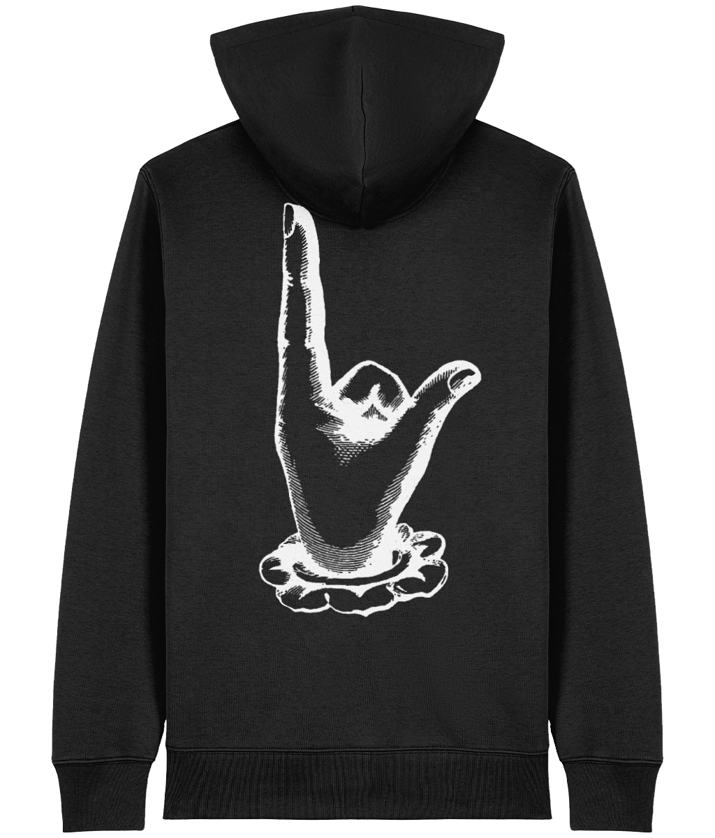 Genootschap der Linkshandigen hoodie (zwart)