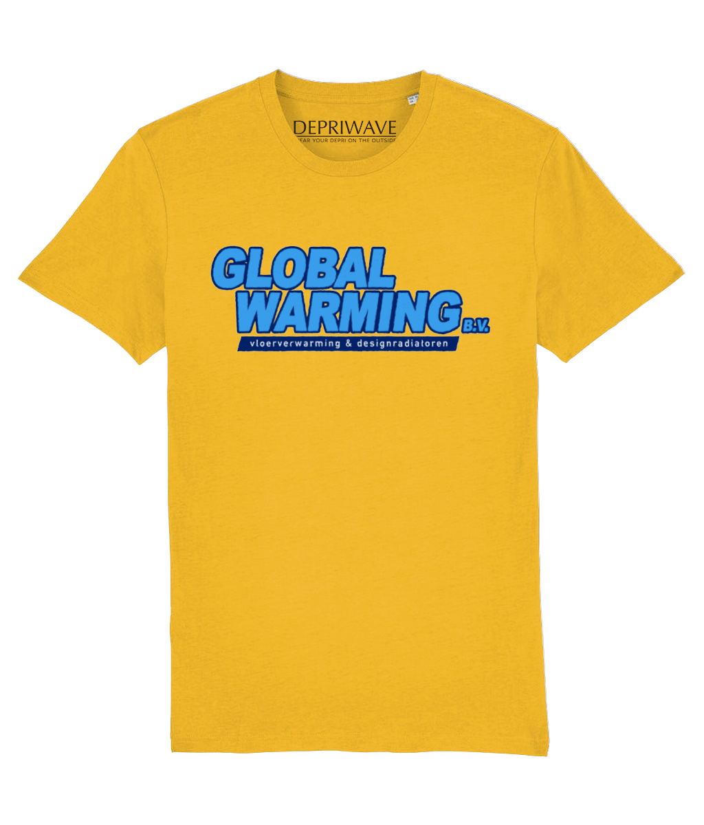Global Warming BV t-shirt (geel)