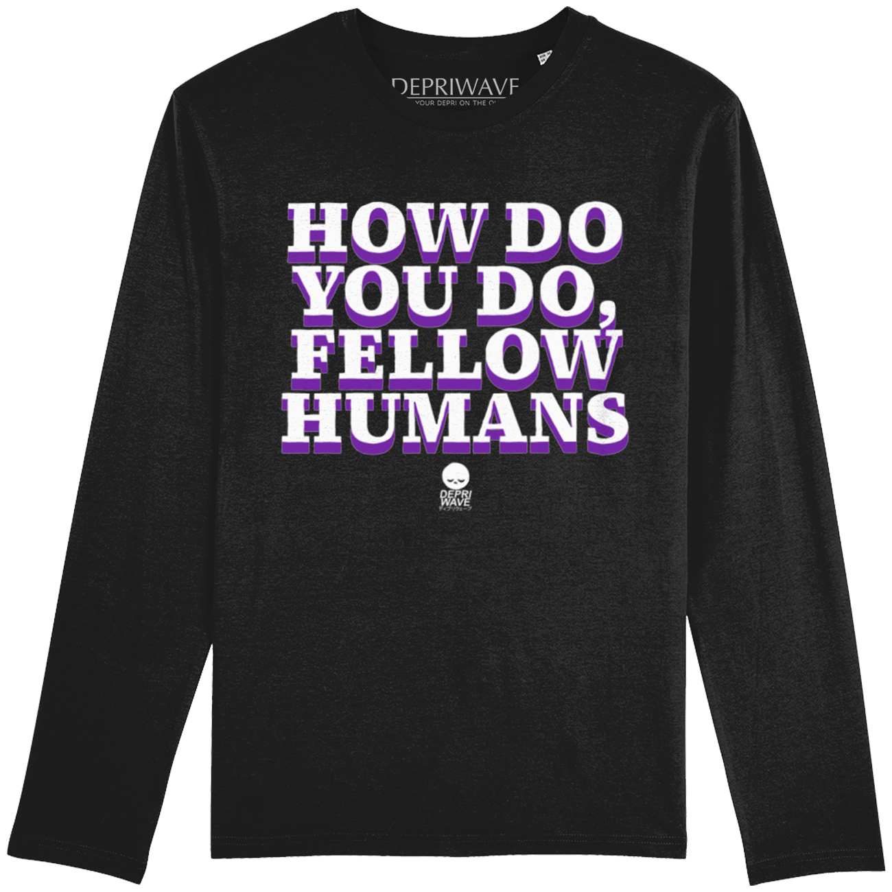 How Do You Do - longsleeve zwart
