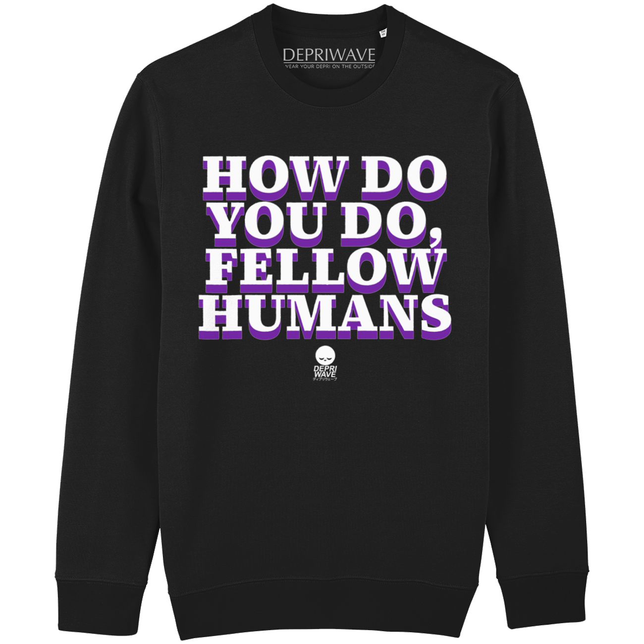 How Do You Do - sweater zwart