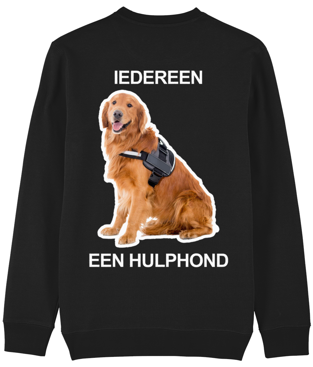 Iedereen Een Hulphond sweater (zwart)