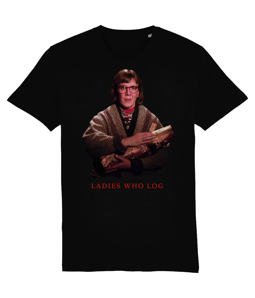 Ladies Who Log t-shirt (zwart)