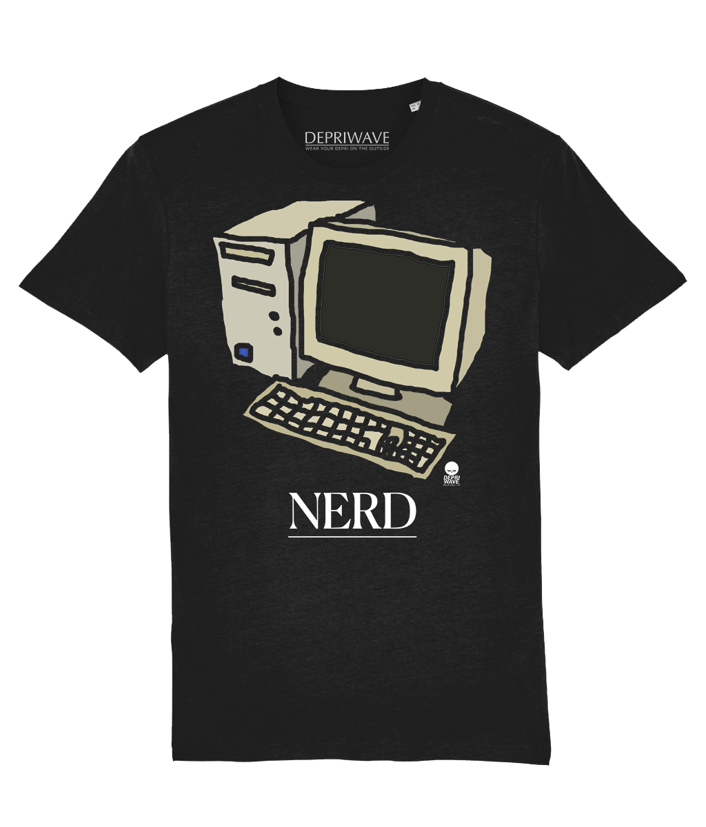 Nerd t-shirt - zwart