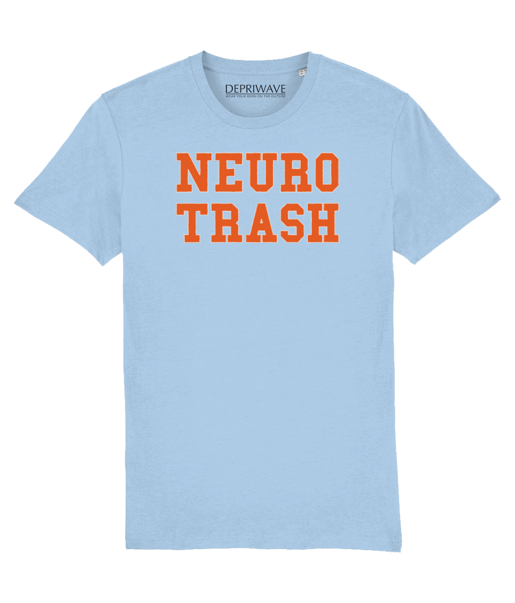 Neurotrash t-shirt (lichtblauw)