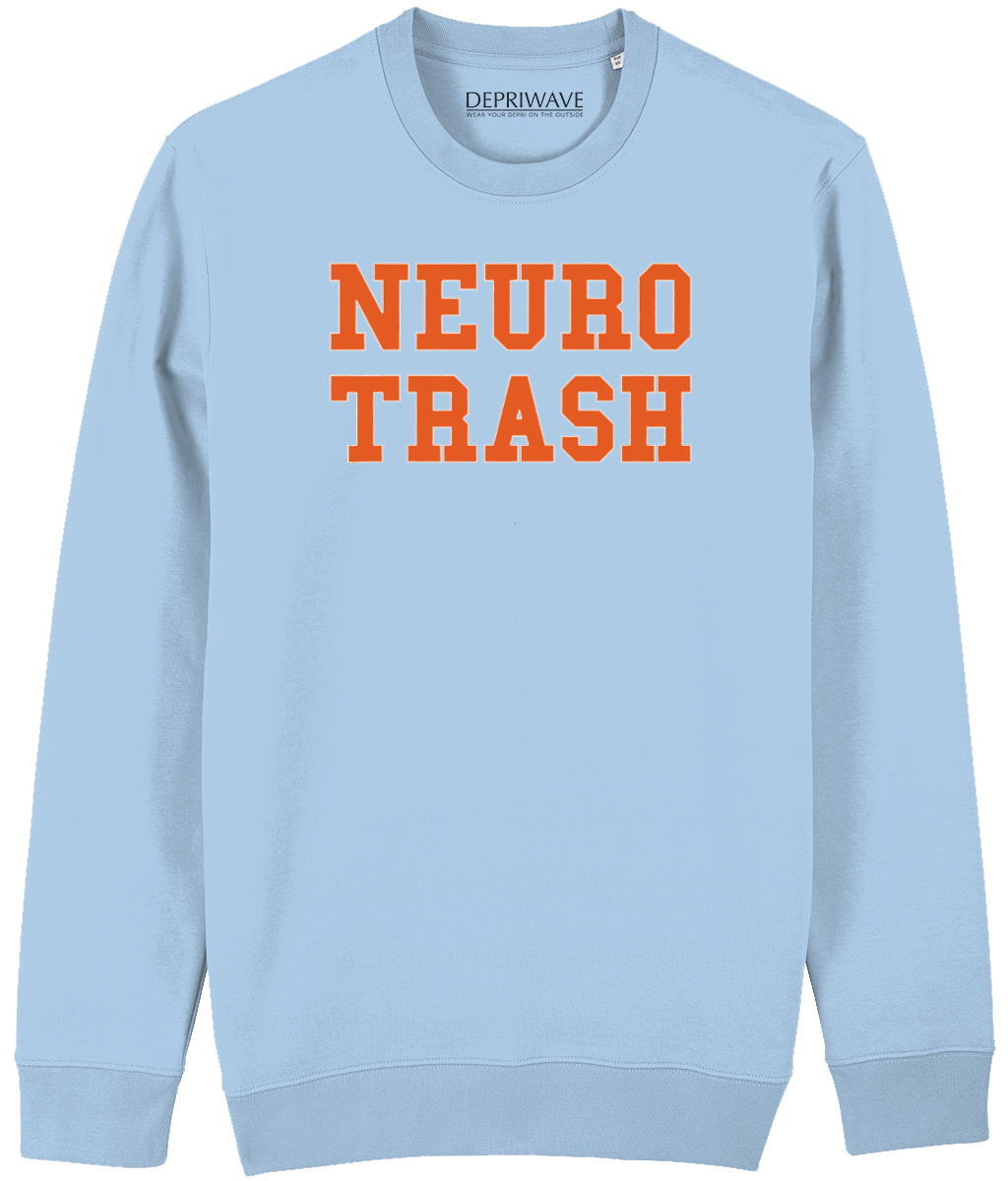 Neurotrash sweater (lichtblauw en extra warm)