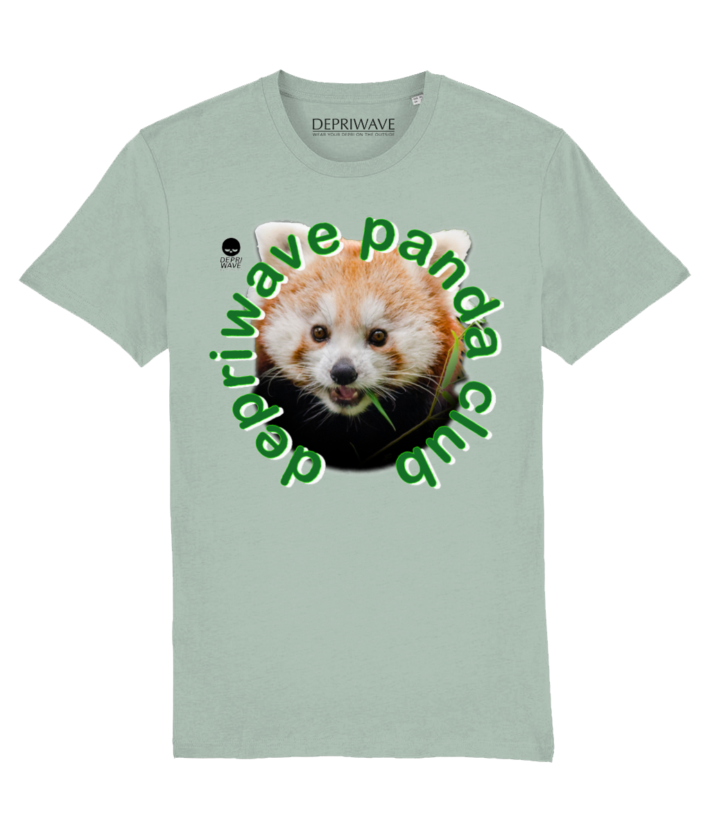 Depriwave Panda Club t-shirt (groen)