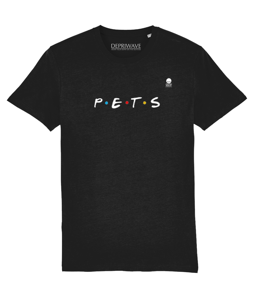 Pets t-shirt (zwart)