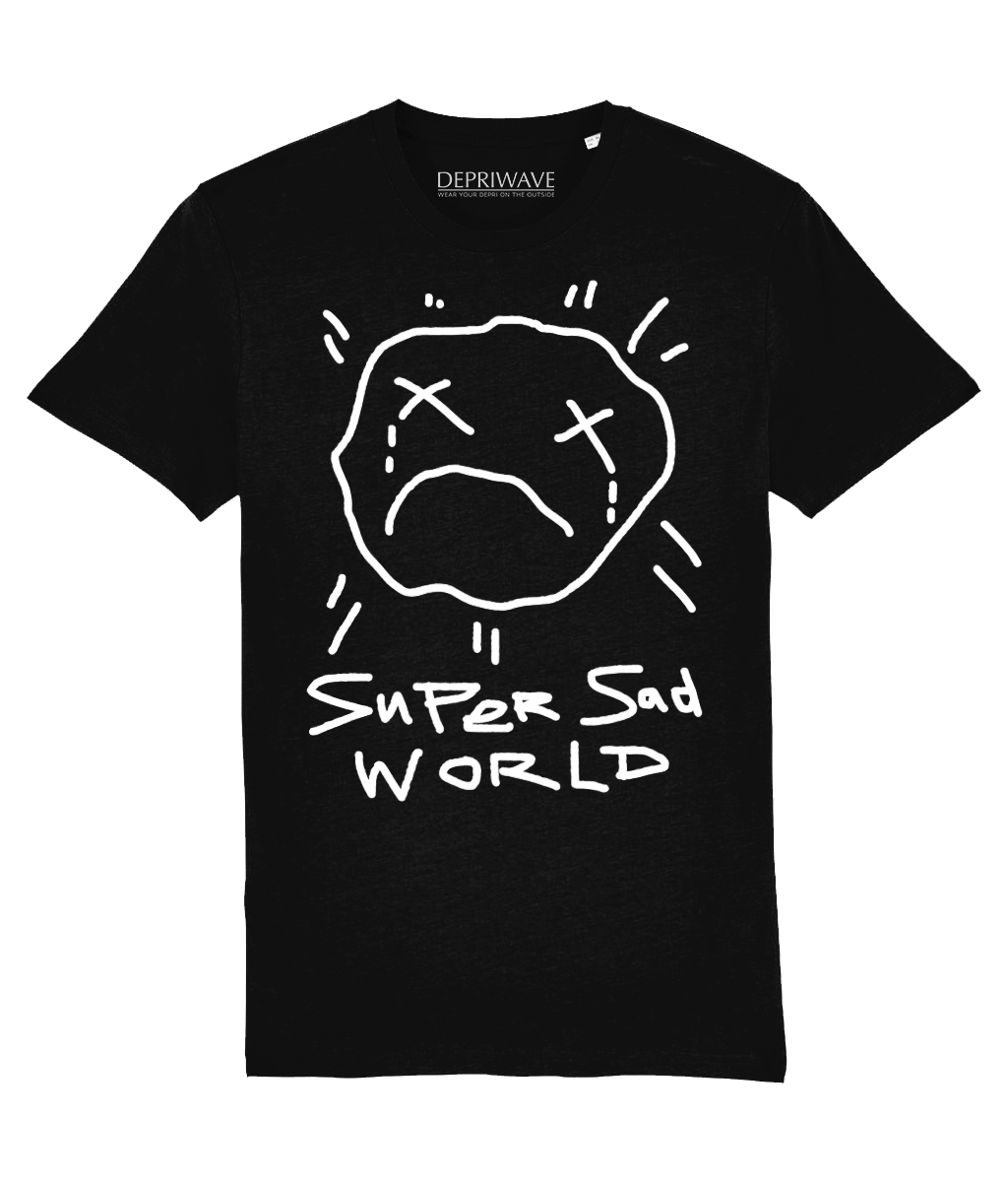 Super Sad World t-shirt (zwart)
