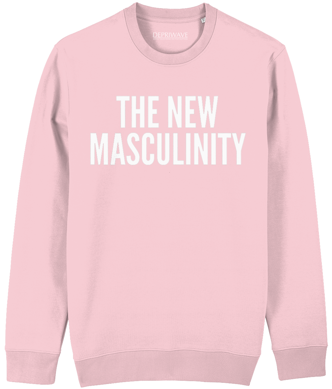 The New Masculinity sweater (roze)
