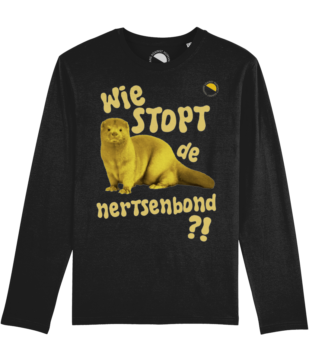 Humans Against Humanity - De Nertsenbond longsleeve (zwart)