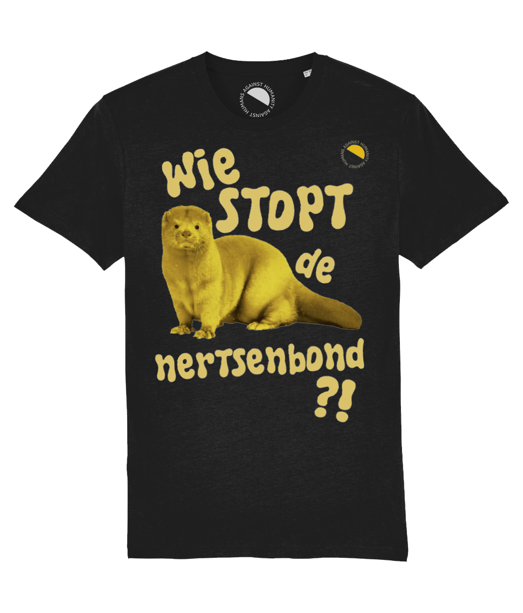 Humans Against Humanity - De Nertsenbond t-shirt (zwart)