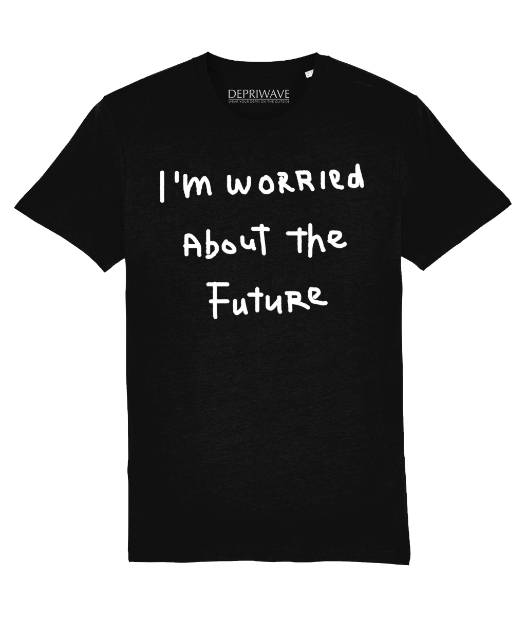 I'm Worried About The Future t-shirt (zwart)