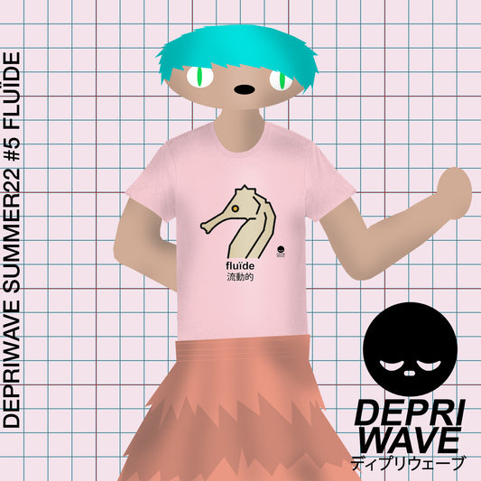 Fluïde t-shirt (roze)