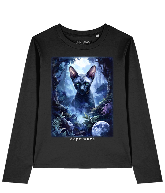 Fantasy Sphynx longsleeve (zwart)