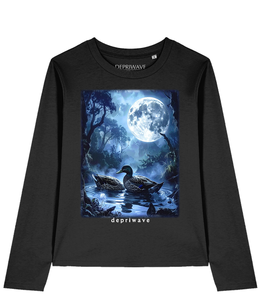 Fantasy Duck longsleeve (zwart)