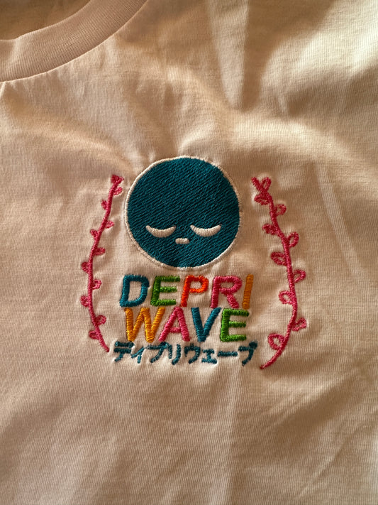 Depriwave Borduurclub no.1 t-shirt (zwart)