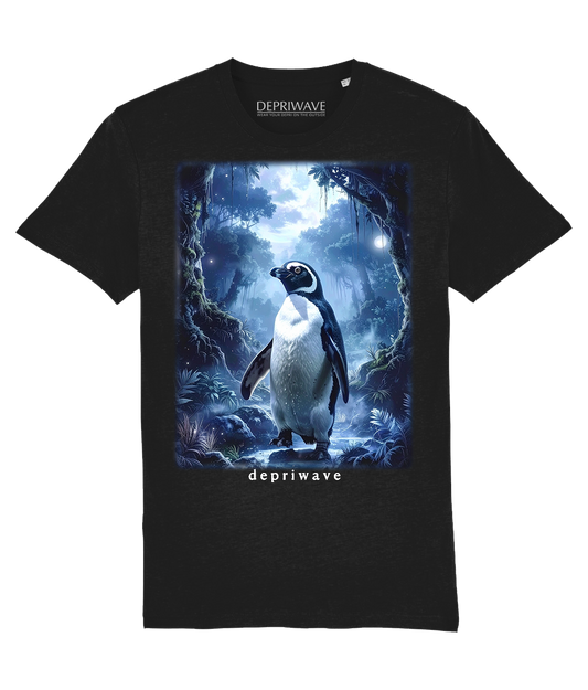 Fantasy Penguin t-shirt (zwart)