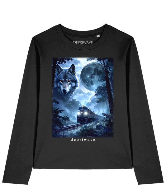 Fantasy Train longsleeve (zwart)