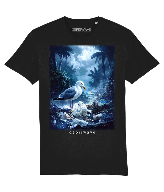 Fantasy Seagull t-shirt (zwart)
