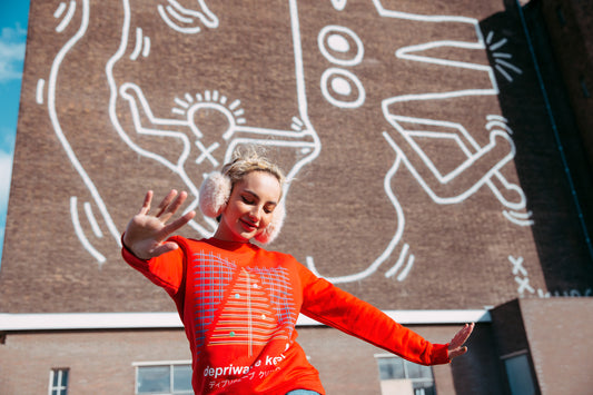 Depriwave Kerst sweater (rood)