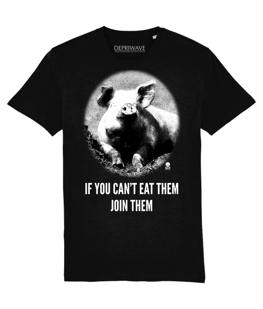 If You Can't Eat Them t-shirt (zwart)