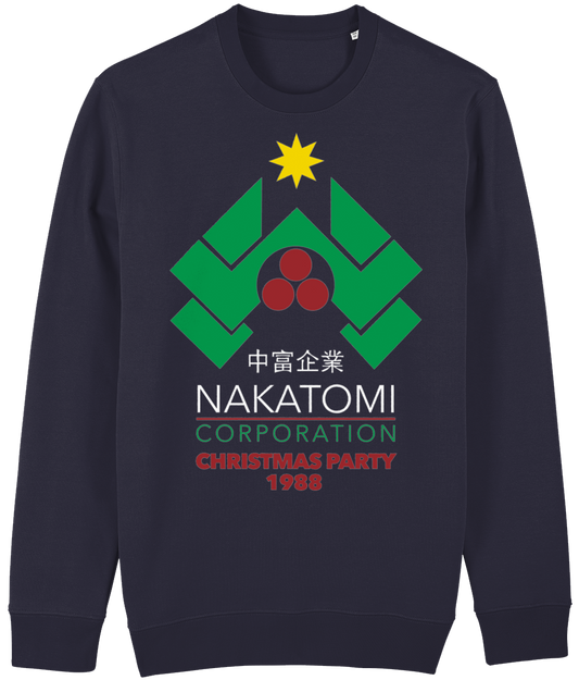 Nakatomi Plaza 1988 sweater donkerblauw