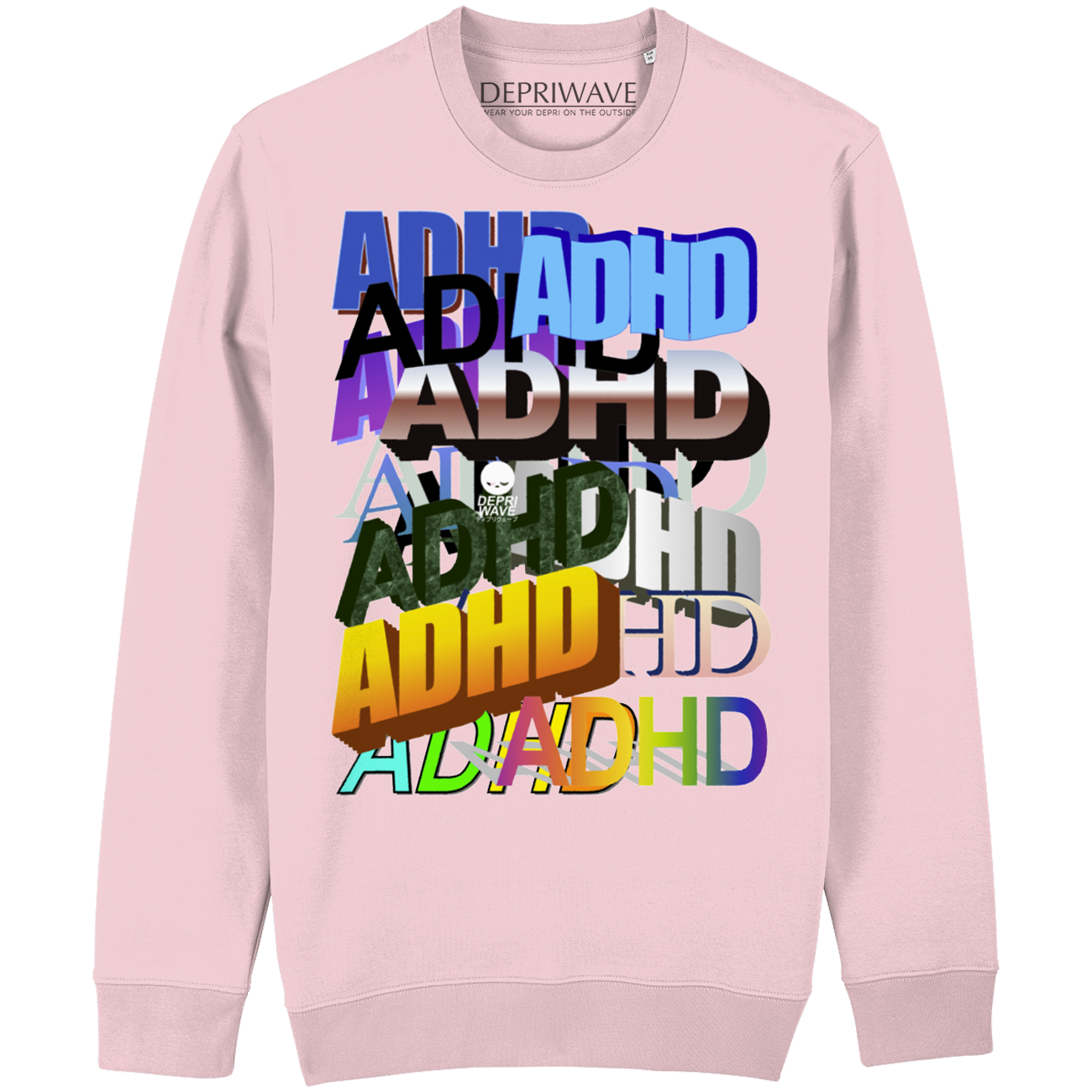 ADHD - sweater roze