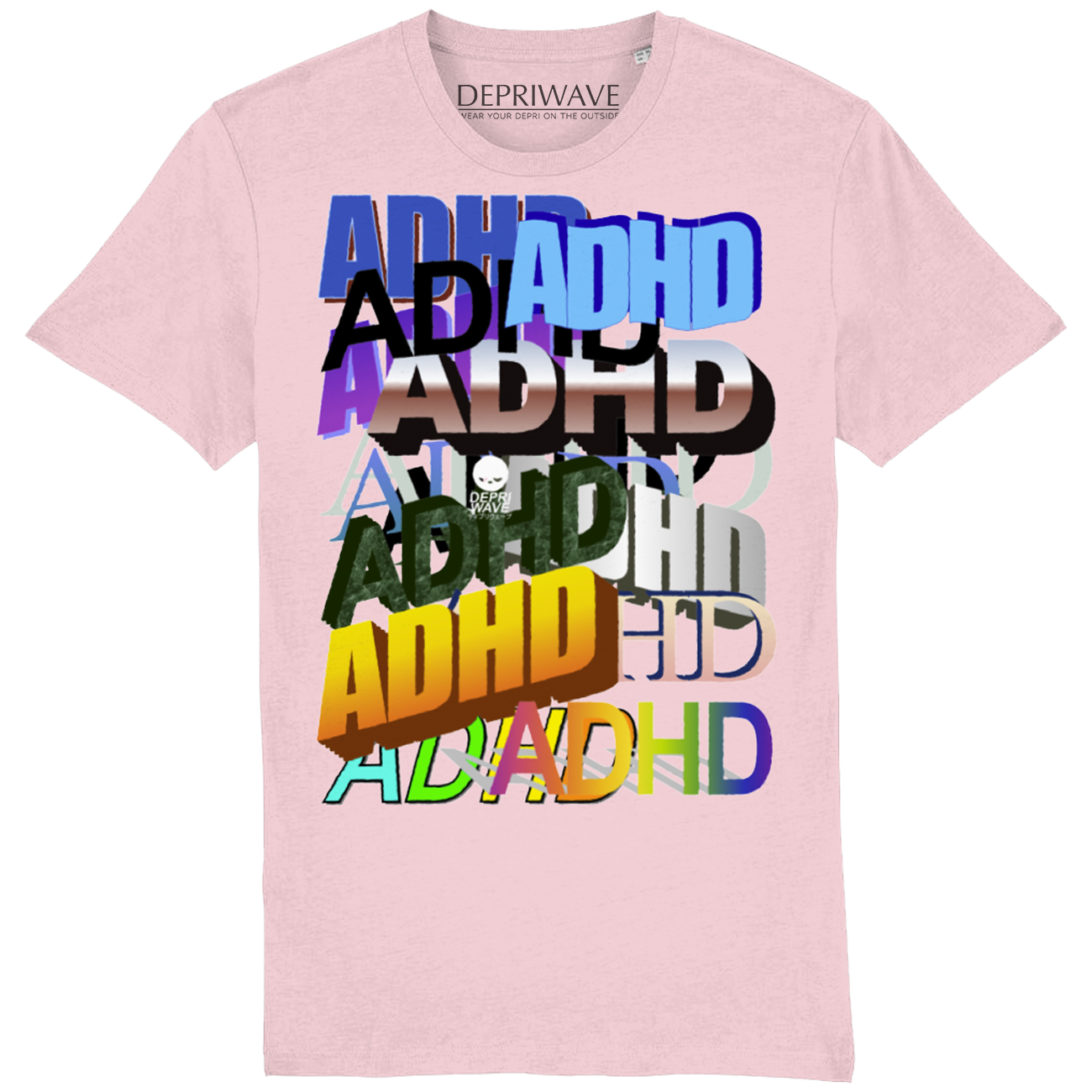 ADHD t-shirt (roze)