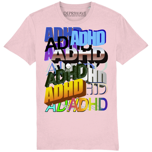 ADHD t-shirt (roze)