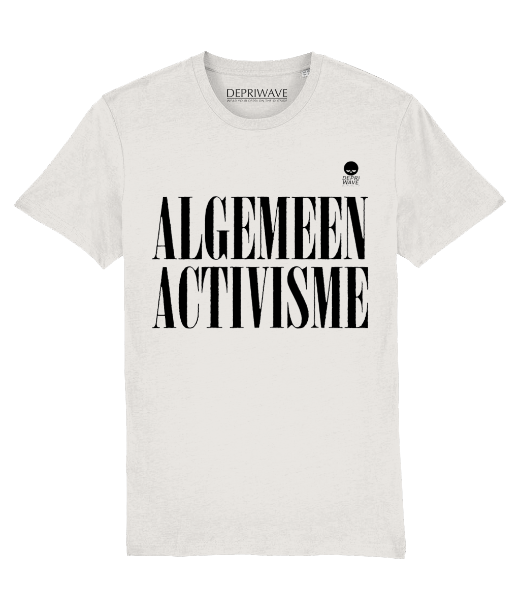 Algemeen Activisme t-shirt (vintage wit)