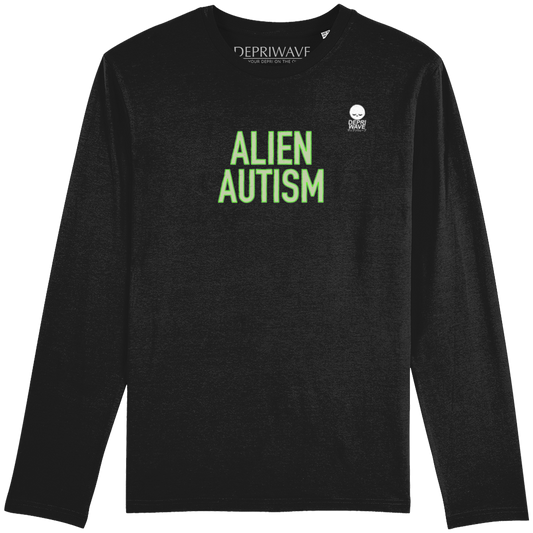 Alien Autism - longsleeve zwart