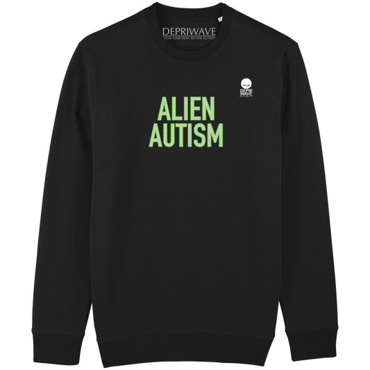 Alien Autism - sweater zwart